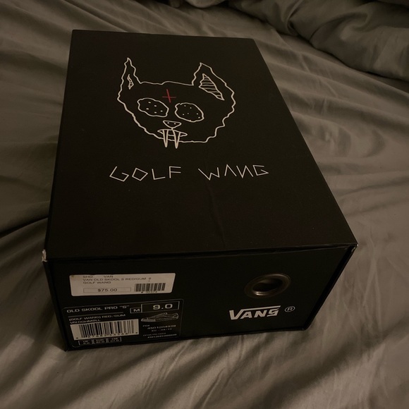Red/Gum Golf Wang x Vans Old Skool “S” Syndicate - Picture 5 of 6